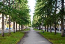 Аллея по улице Мира Североуральск