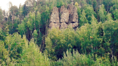 Скалы «Три брата» Североуральск